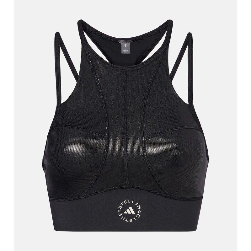 Adidas by Stella McCartney LamÃ sports bra