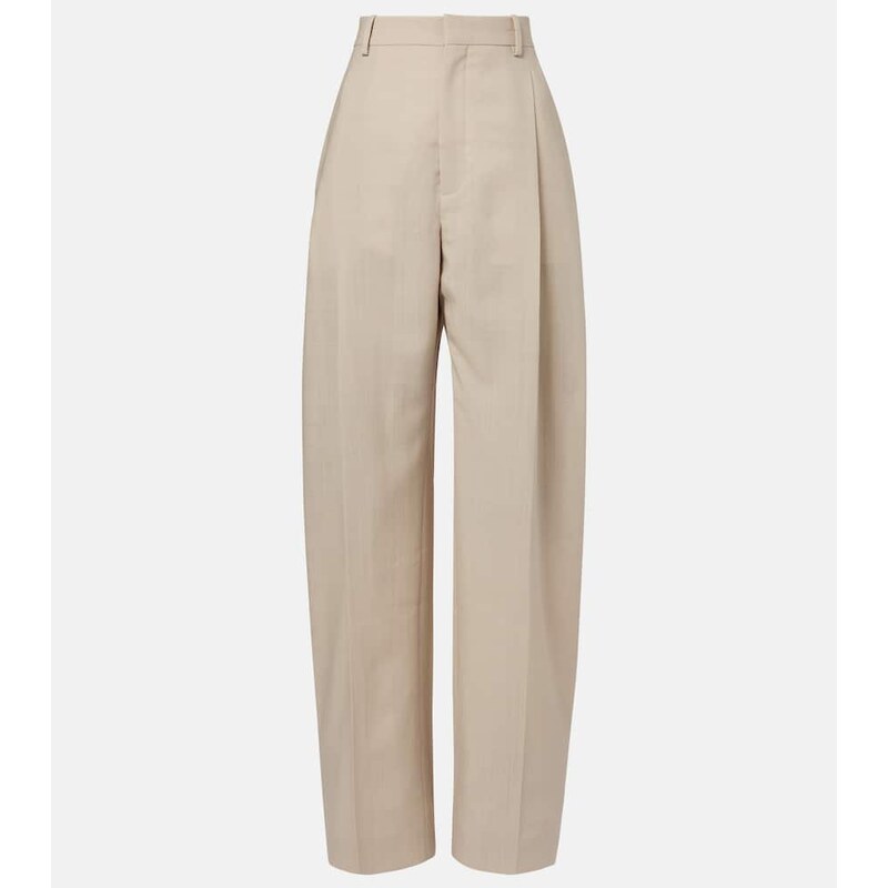Wardrobe.NYC Mid-rise wool straight pants