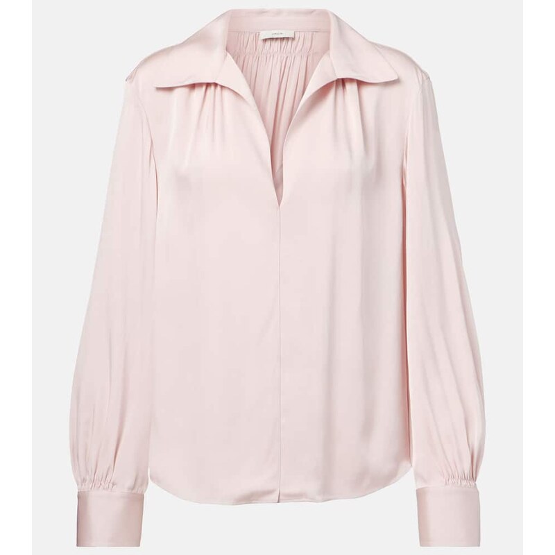 Vince Silk-blend blouse