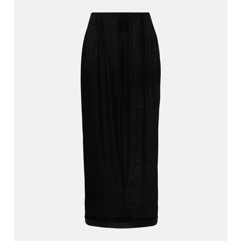 Wardrobe.NYC Sheer midi skirt