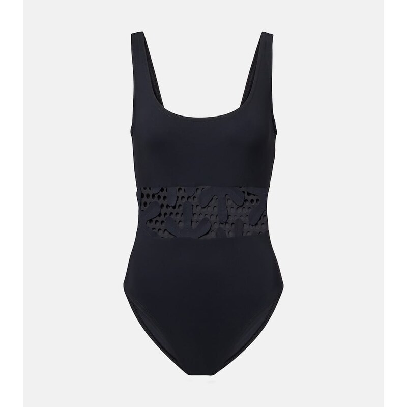Karla Colletto Floral cutout swimsuit