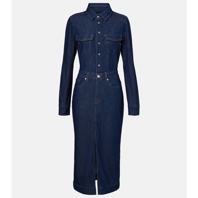 7 For All Mankind Denim shirt dress