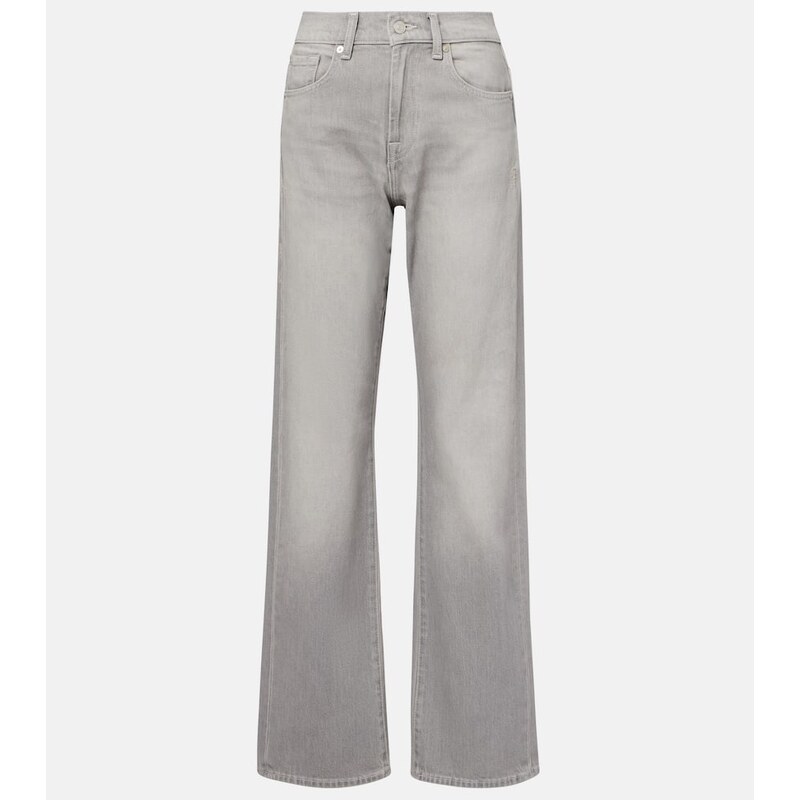 7 For All Mankind Tess mid-rise straight jeans