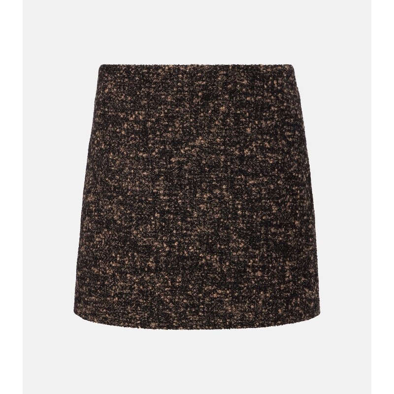 Blazé Milano Coci wool-blend tweed miniskirt