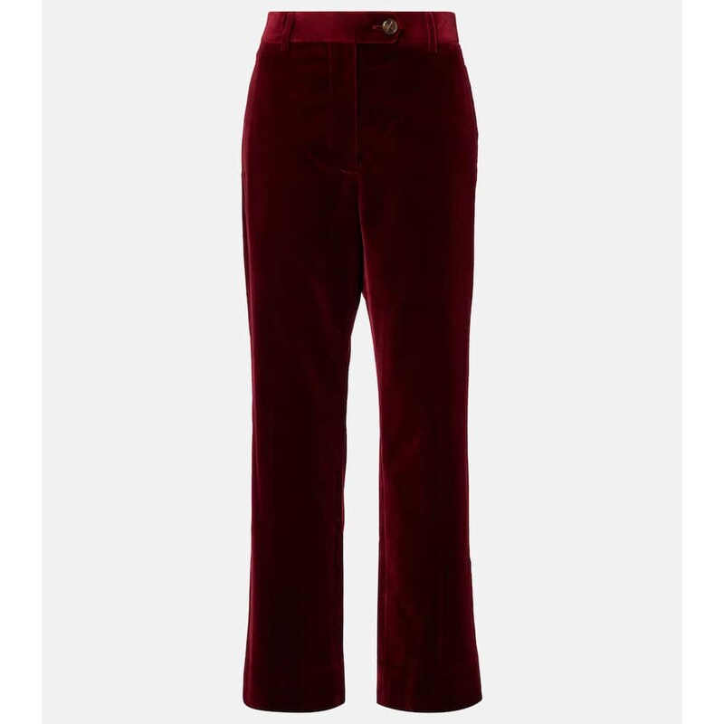 Blazé Milano Nana cotton velvet straight pants