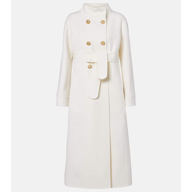 Valentino Belted wool and cashmere coat