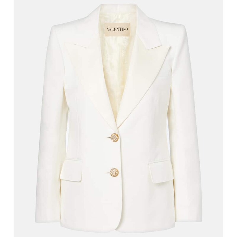 Valentino Cotton and linen blazer