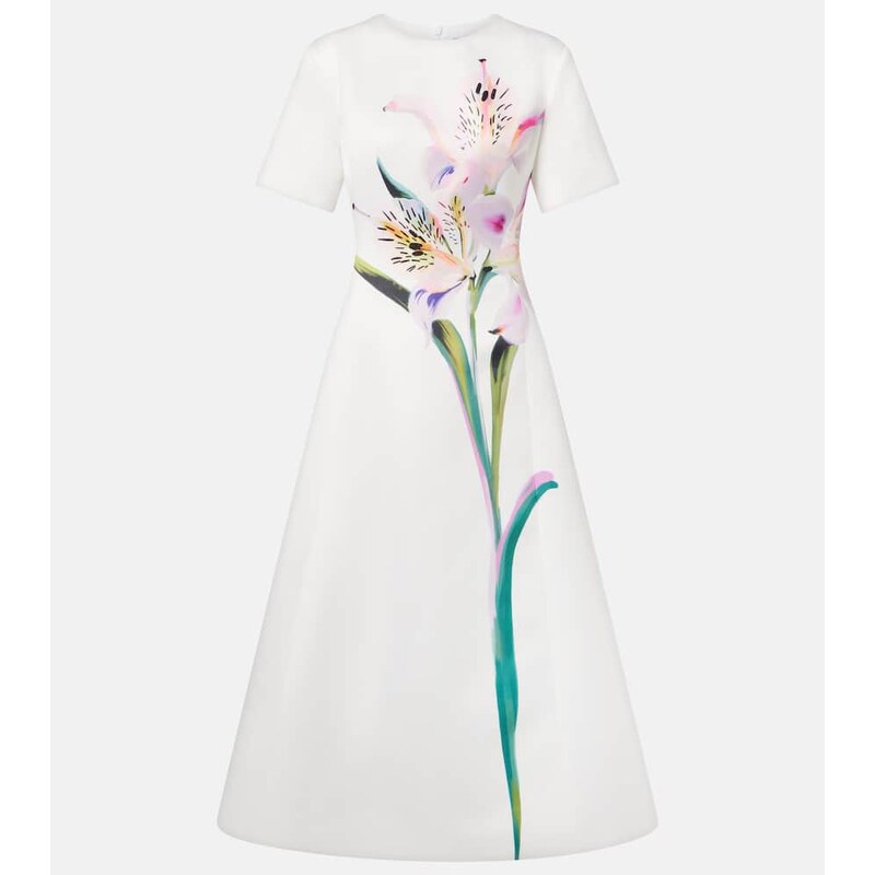 Leo Lin Caroline floral midi dress