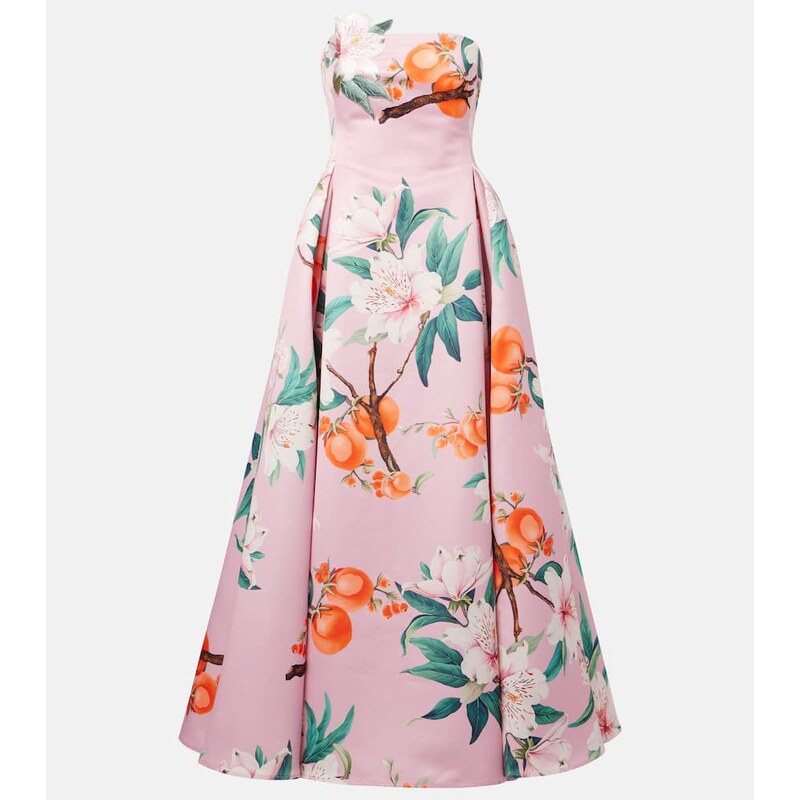Leo Lin Nora floral cocktail dress