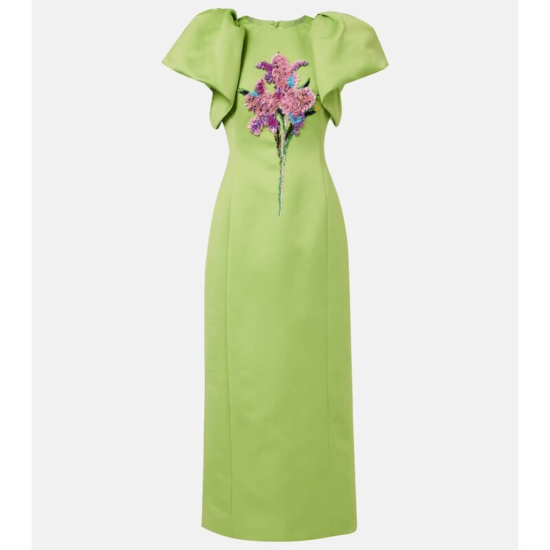 Leo Lin Lucinda sequined crÃªpe satin cocktail dress