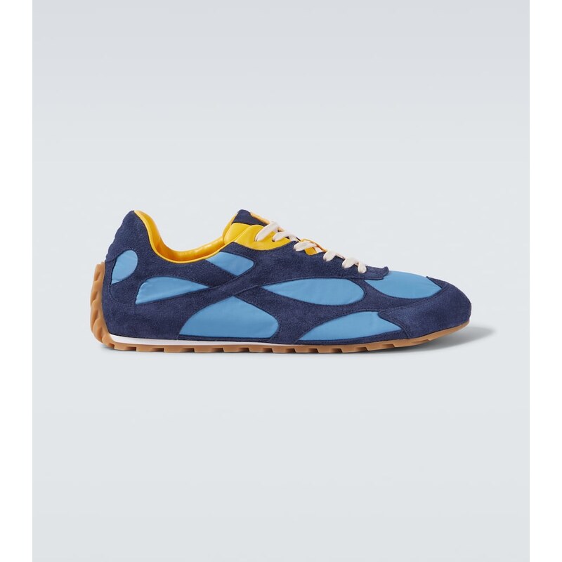 Bottega Veneta Orbit Flash suede-trimmed sneakers