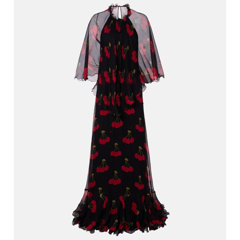 Valentino Creponne Chiffon gown