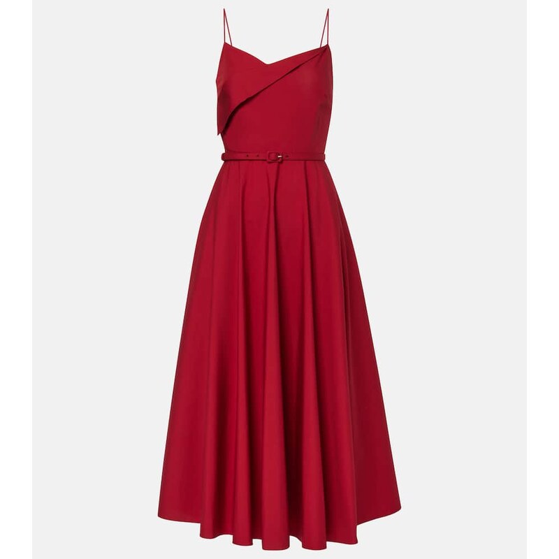 Roland Mouret Cotton poplin midi dress