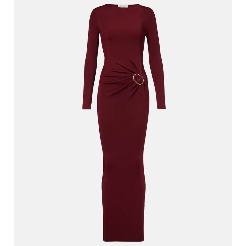 Roland Mouret Gathered jersey maxi dress