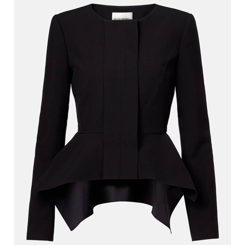 Roland Mouret Peplum crêpe jacket
