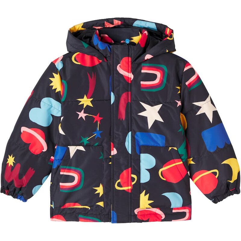 Fábula Cosmotipo printed puffer jacket