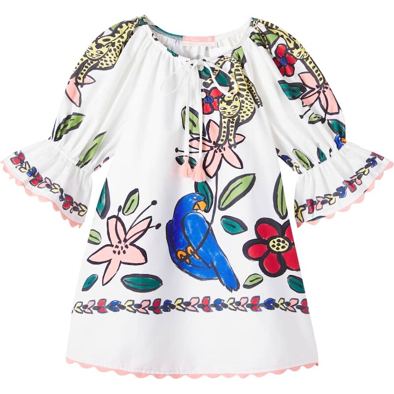 Fábula Ramo De Flor printed cotton dress