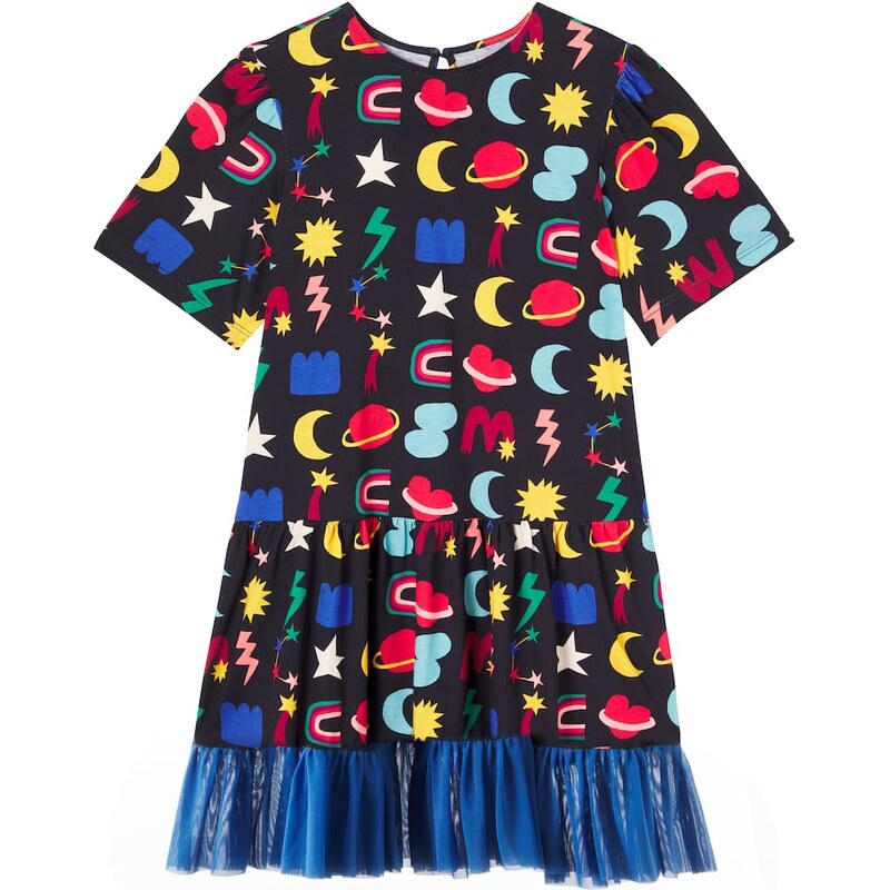 Fábula Cosmotipo printed cotton dress