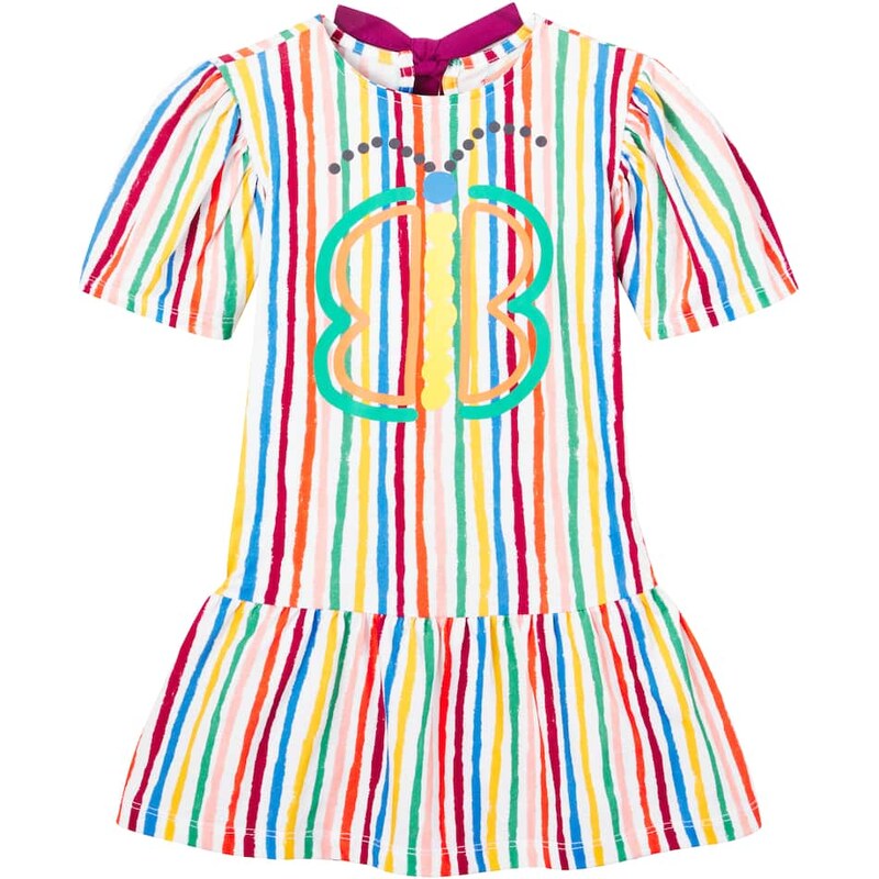 Fábula Malha Risquiris Silk Borbo cotton dress