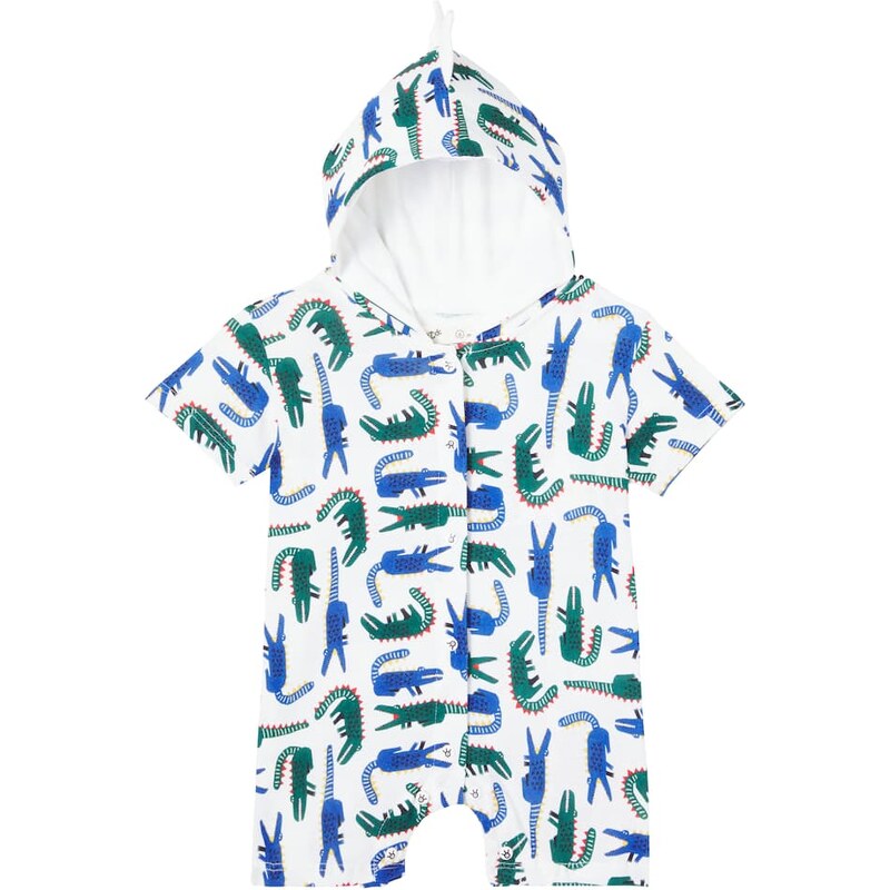 Fábula Baby Jacassauro printed playsuit