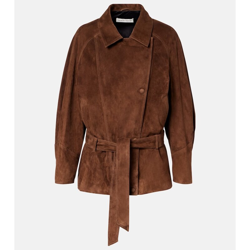 Nour Hammour Buffy suede jacket