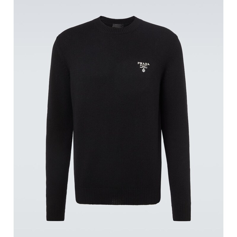 Prada Logo cashmere sweater