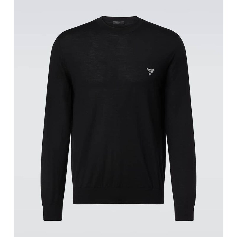Prada Logo virgin wool sweater