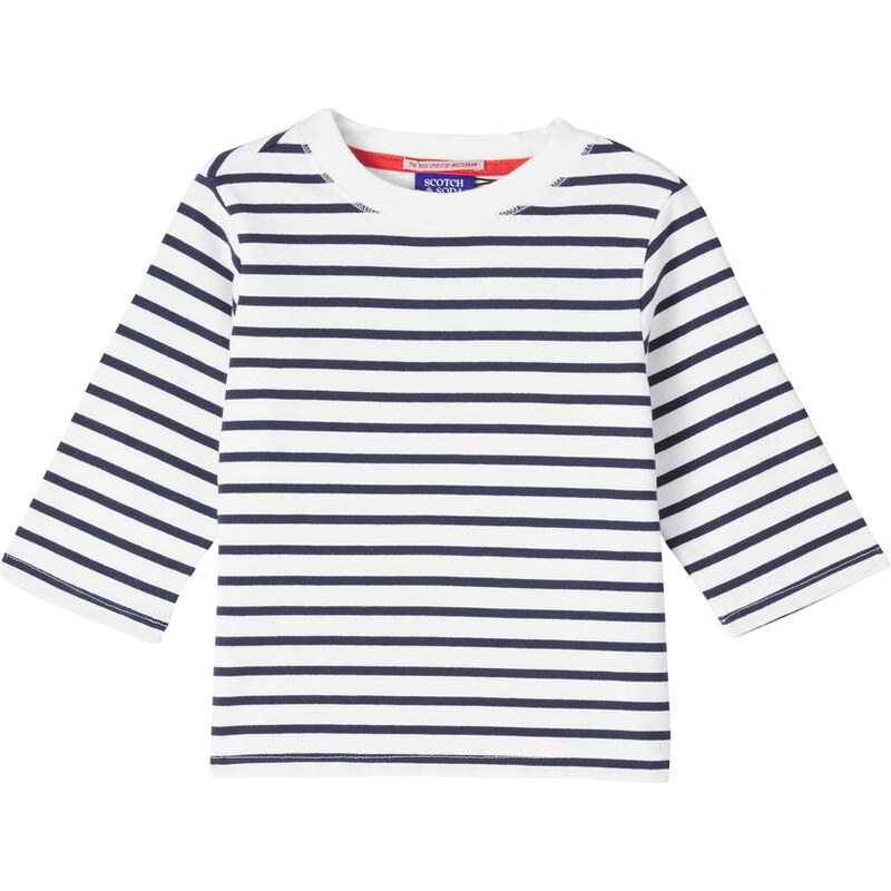 Scotch & Soda Kids Striped cotton jersey T-shirt
