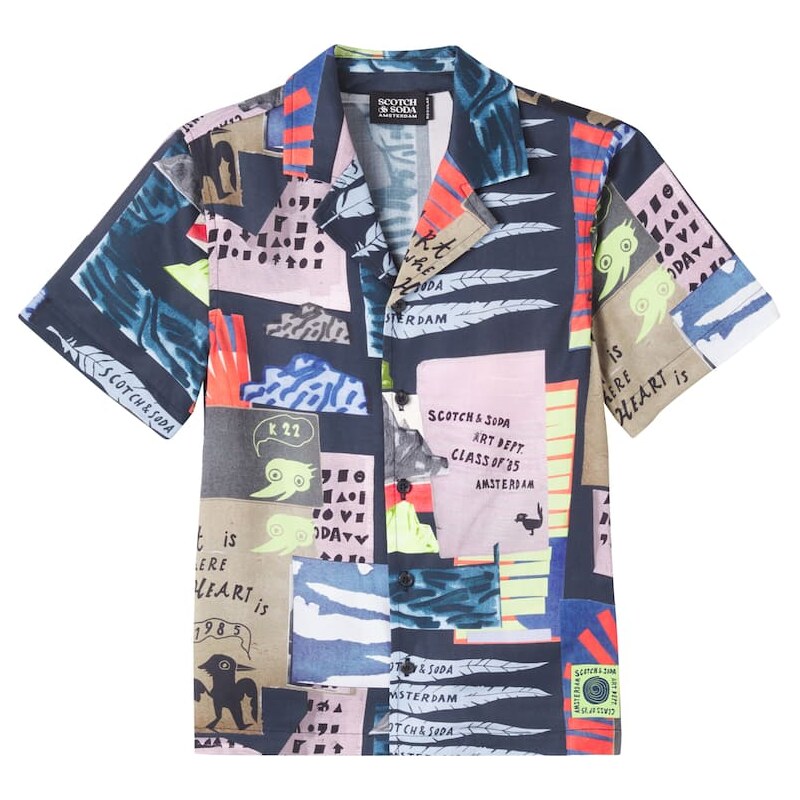 Scotch & Soda Kids Printed shirt