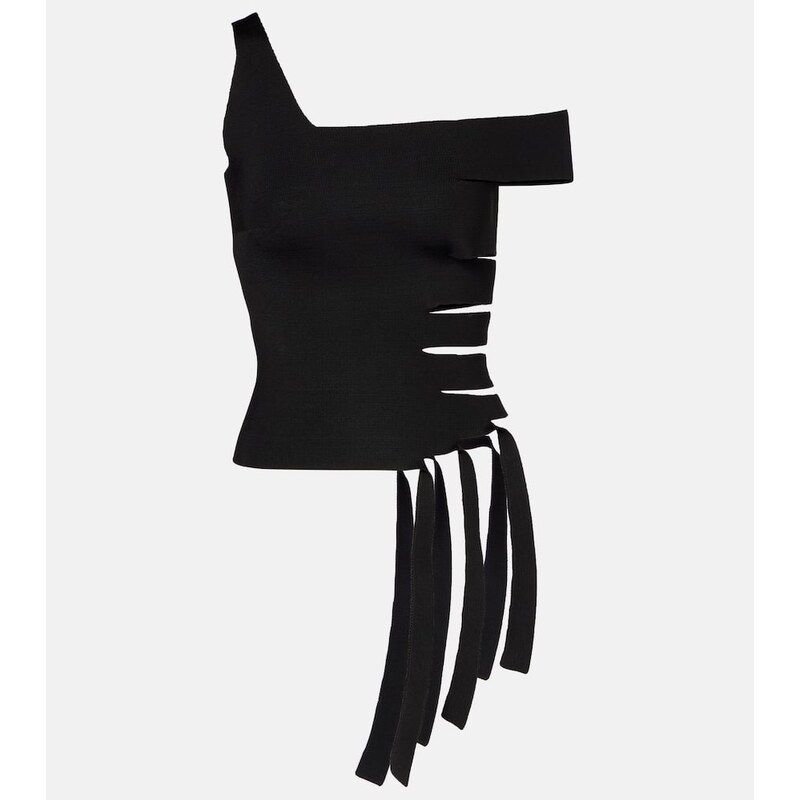 Mugler Asymmetric cut-out top