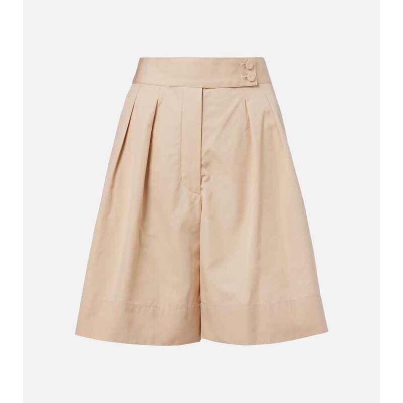 Loro Piana Dorin cotton satin Bermuda shorts