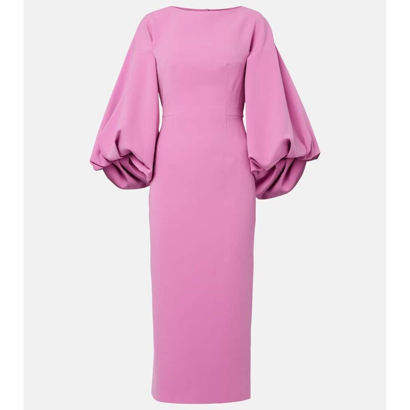 Roksanda Garance balloon-sleeve crÃªpe gown