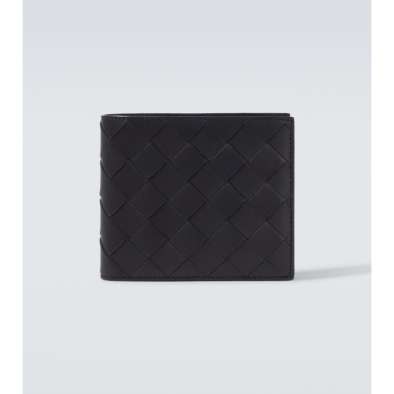 Bottega Veneta Intrecciato leather bifold wallet