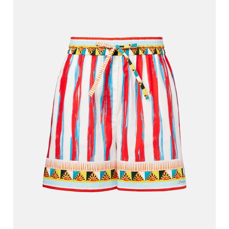 Dolce&Gabbana Patterned cotton shorts