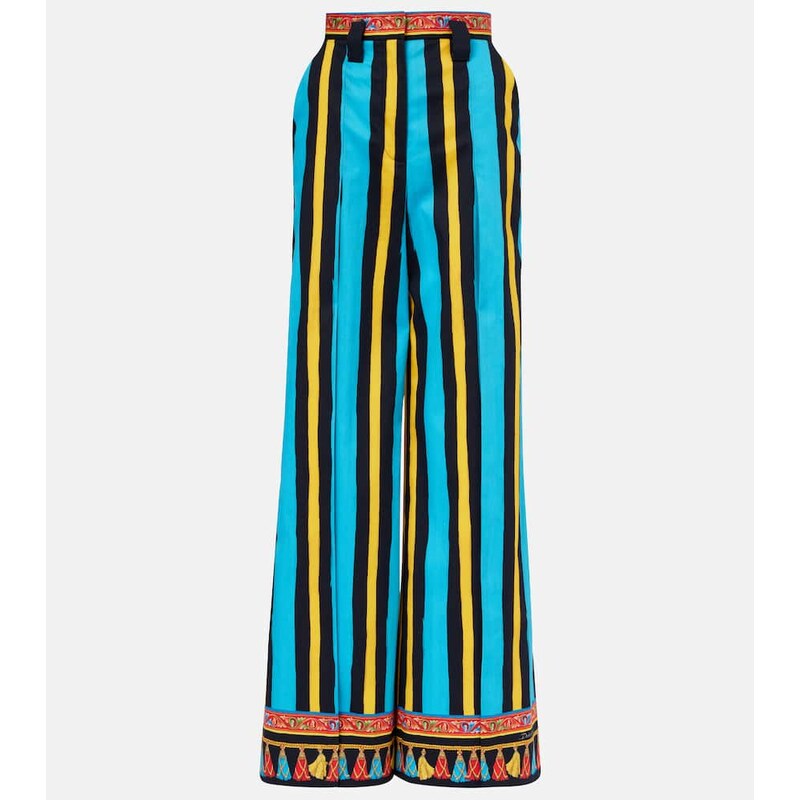 Dolce&Gabbana Striped wide-leg pants