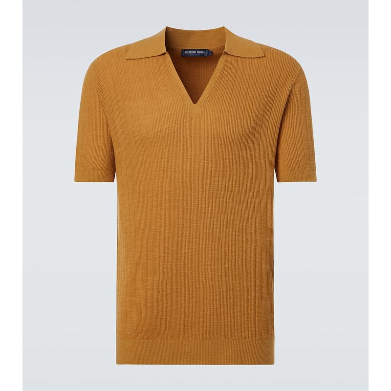Frescobol Carioca Joaquim cotton-blend polo shirt