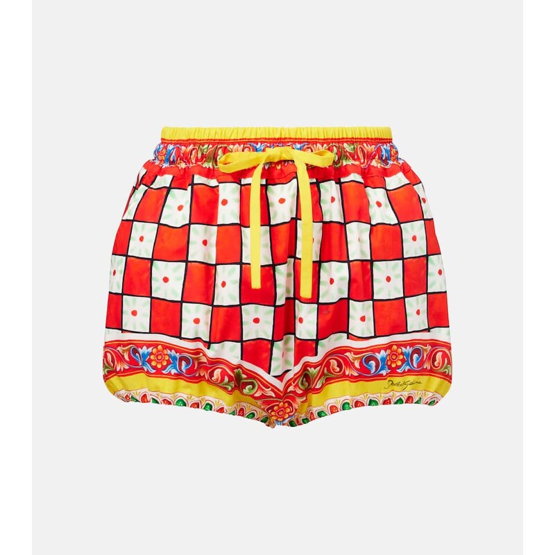 Dolce&Gabbana Printed cotton shorts