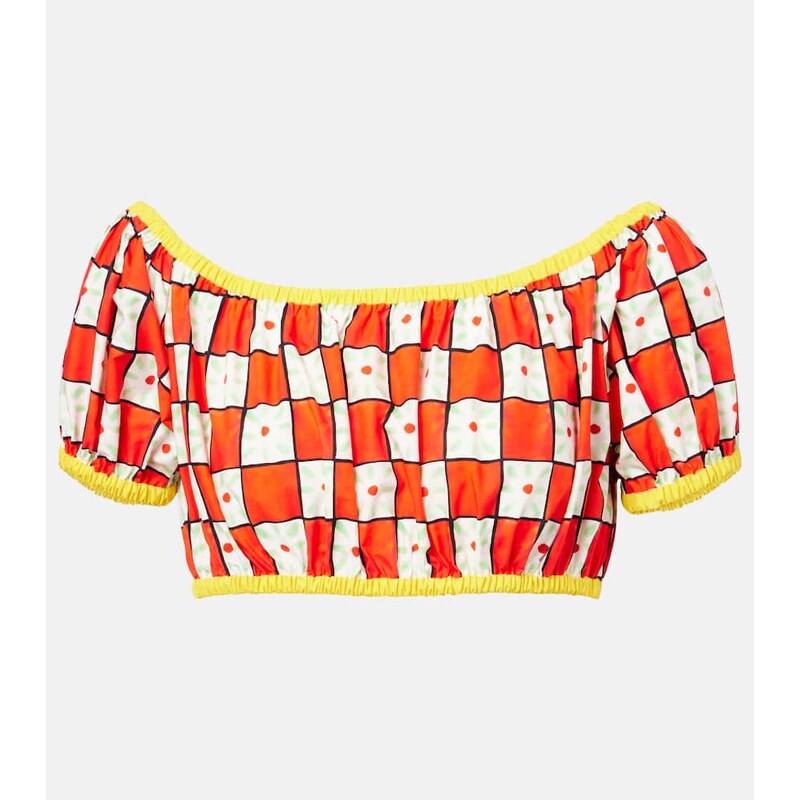 Krátké topy Dolce&Gabbana v multicolor tónu