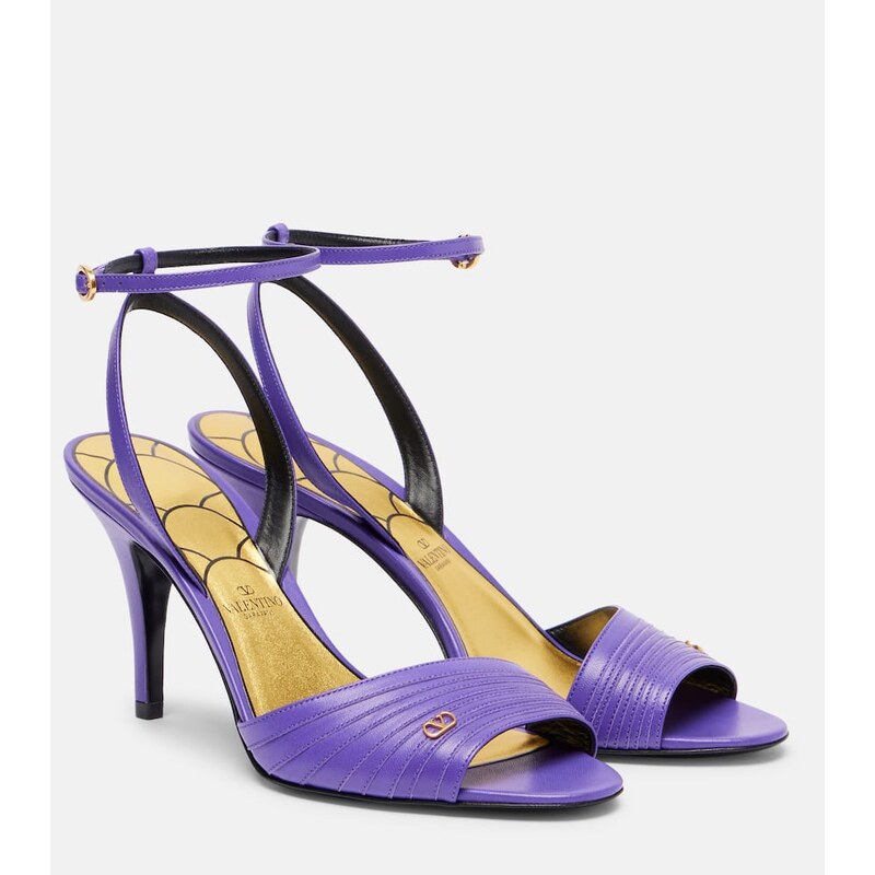 Valentino Garavani Ladycrush 85 leather sandals