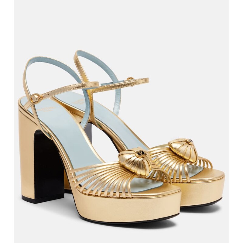 Valentino Garavani Royal 115 leather platform sandals