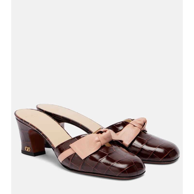 Valentino Garavani Knotty 60 leather mules