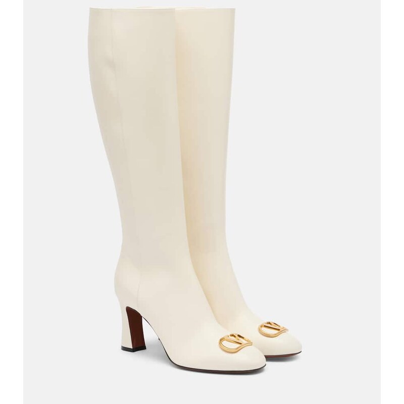 Valentino Garavani VLogo 80 leather knee-high boots