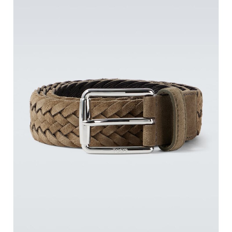 Tods Braided suede belt