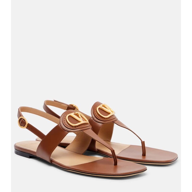 Valentino Garavani VLogo Signature leather thong sandals