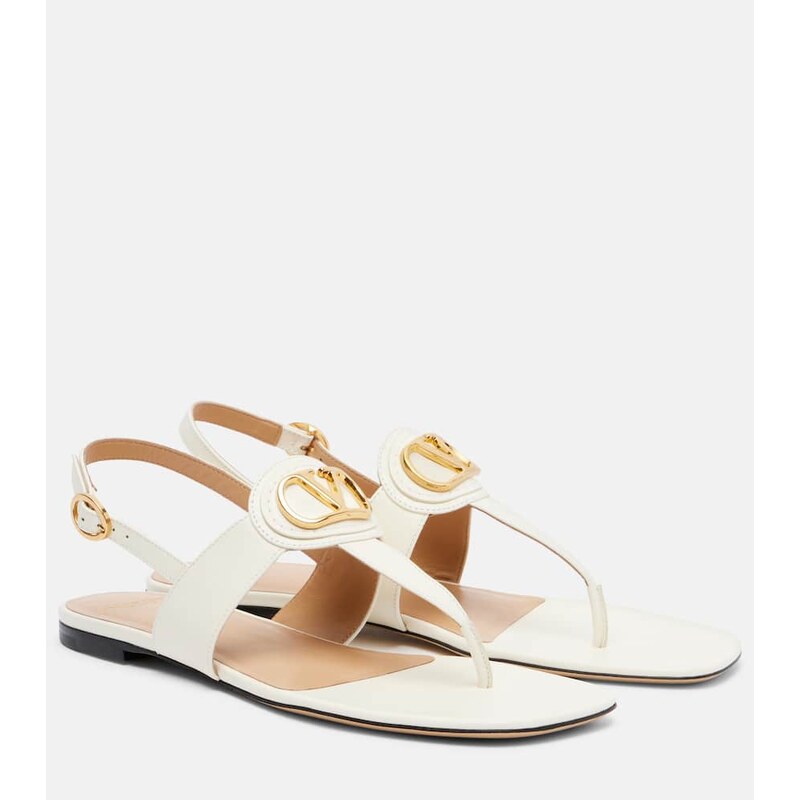 Valentino Garavani VLogo Signature leather thong sandals