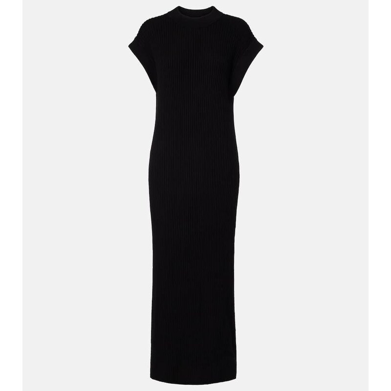 Varley Cheston pointelle cotton midi dress