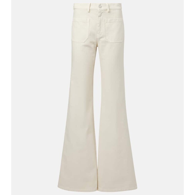 Nili Lotan Florence cotton wide-leg pants