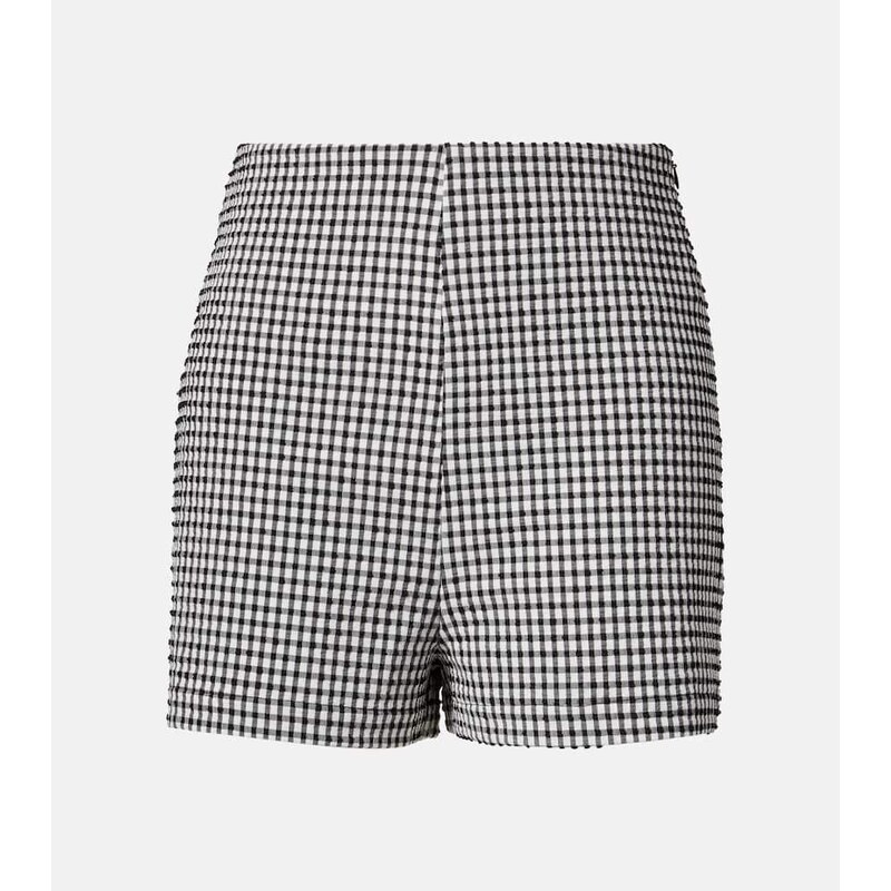 Róhe High-rise gingham shorts