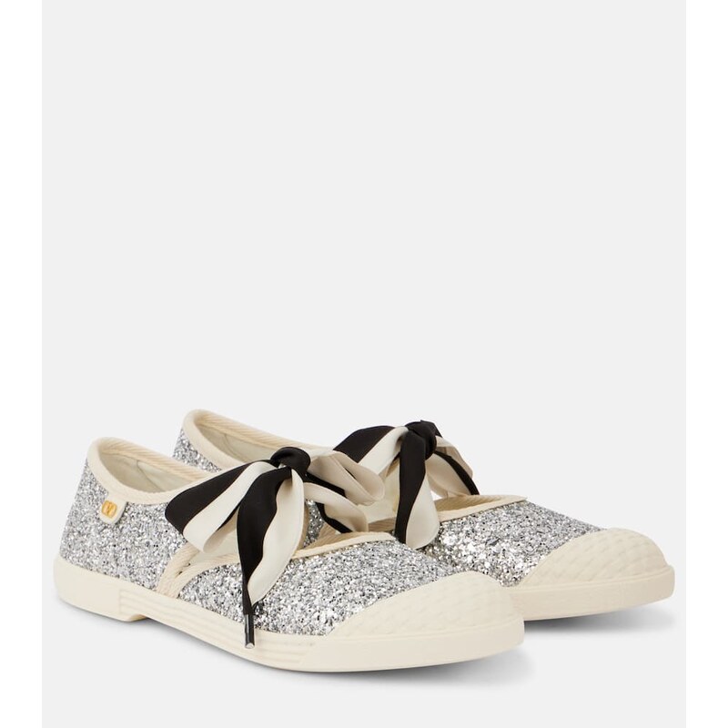 Valentino Garavani Bay by Bay glitter sneakers