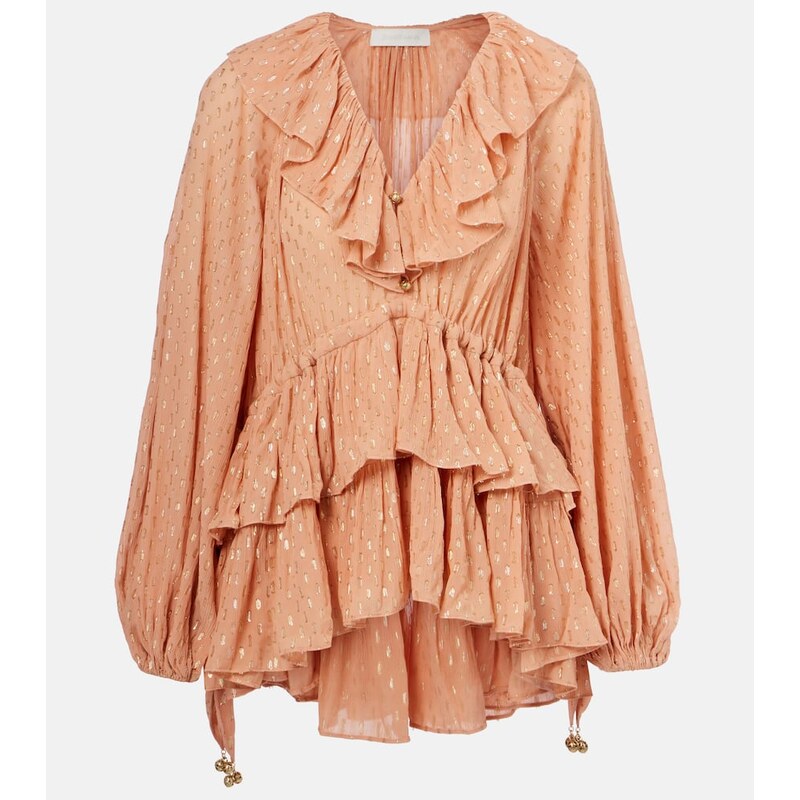 Zimmermann Rhiannon ruffled blouse